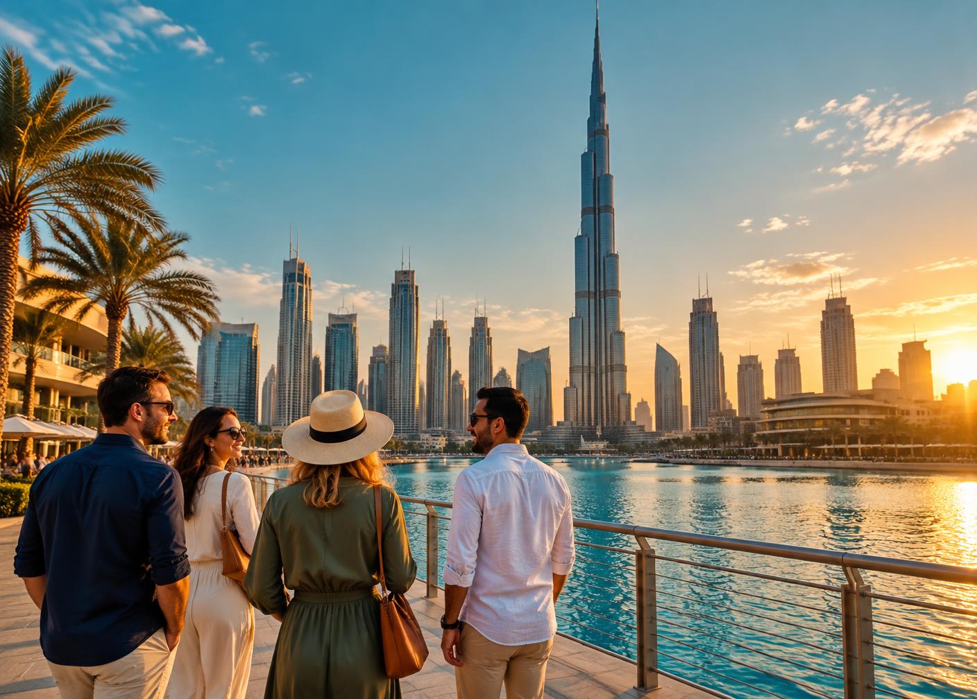 Dubai tourism highlights for a BagPack group tour