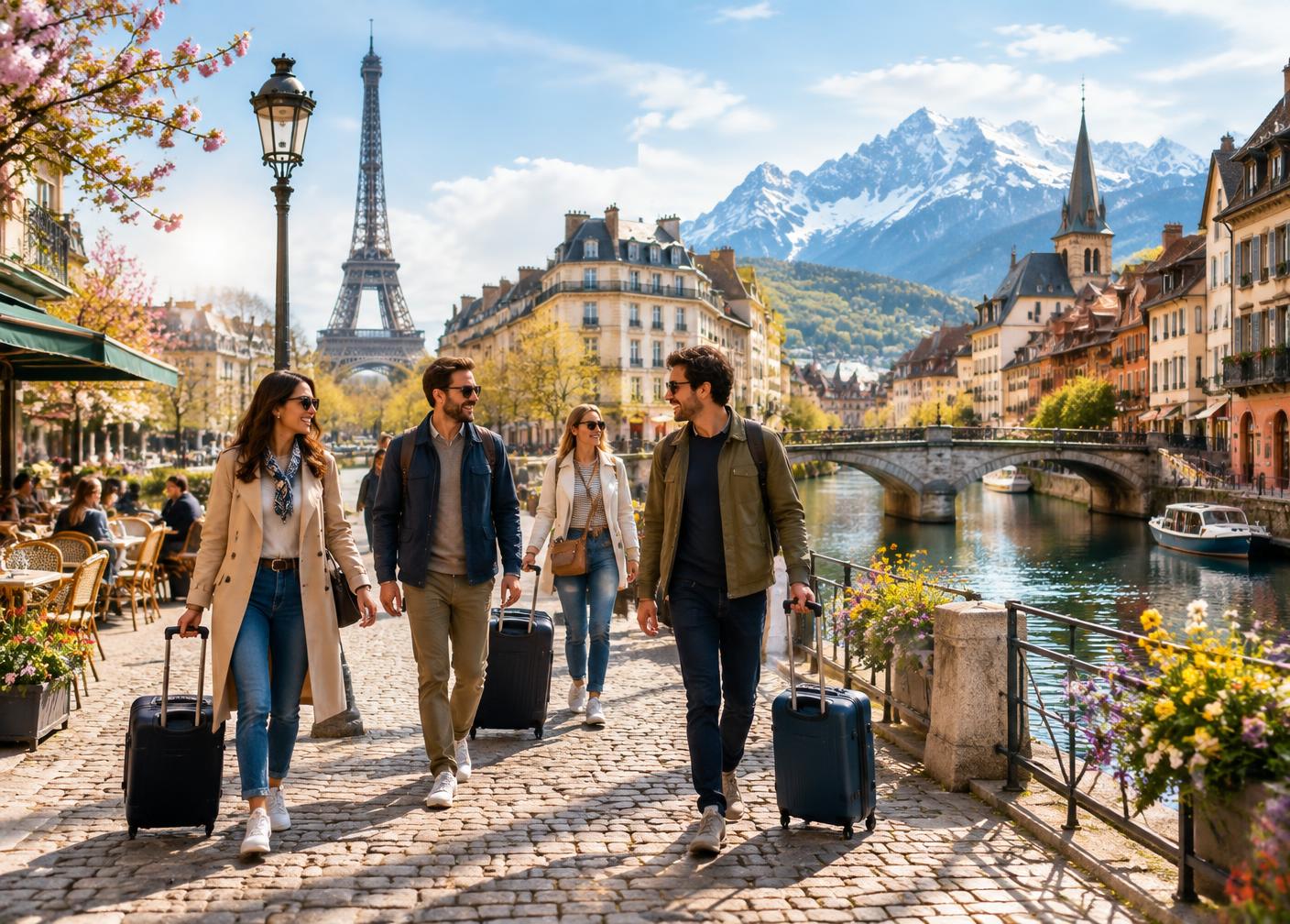 Schengen Europe tourism highlights for a BagPack group tour
